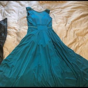 Teal contemporary costume